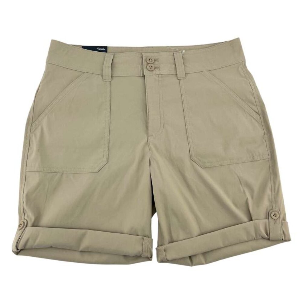 Eddie Bauer | Women's Rolled Hem Bermuda Shorts | Tan | Various Sizes